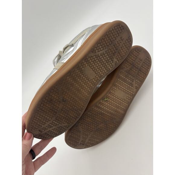 Cushionaire Astro Retro Sneakers Silver Metallic Size 8.5 M Soft Step - Picture 8 of 11